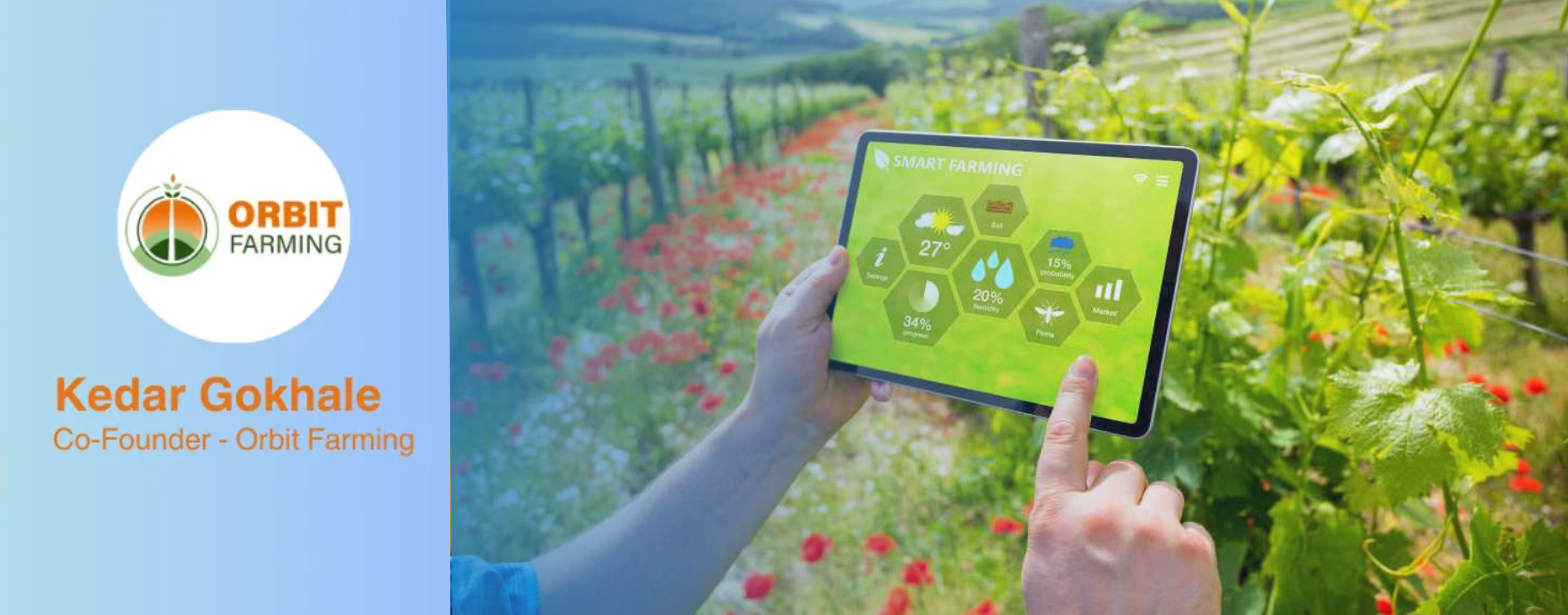 Former Executive at Swiggy, Kedar Gokhale, Founds Agritech Startup Orbit Farming