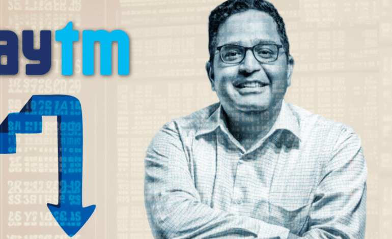 Following the RBI’s ban, Paytm shares fell 20% to hit the lower circuit.