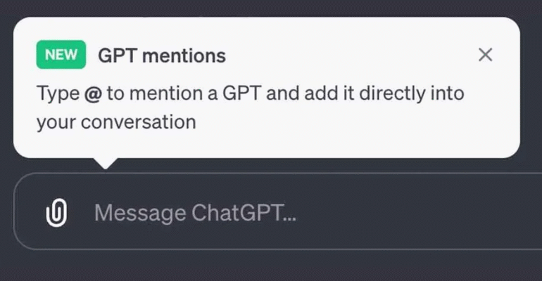 GPT Mentions released by OpenAI; see what this feature can achieve