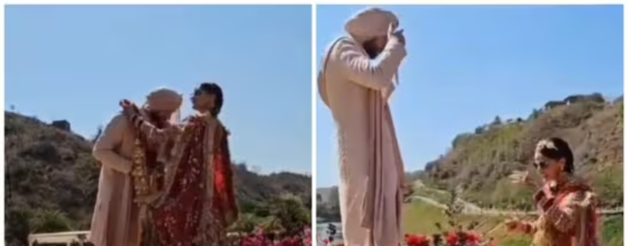 Taapsee Pannu Radiates as a Punjabi Bride in Red Suit for Wedding with Mathias Boe