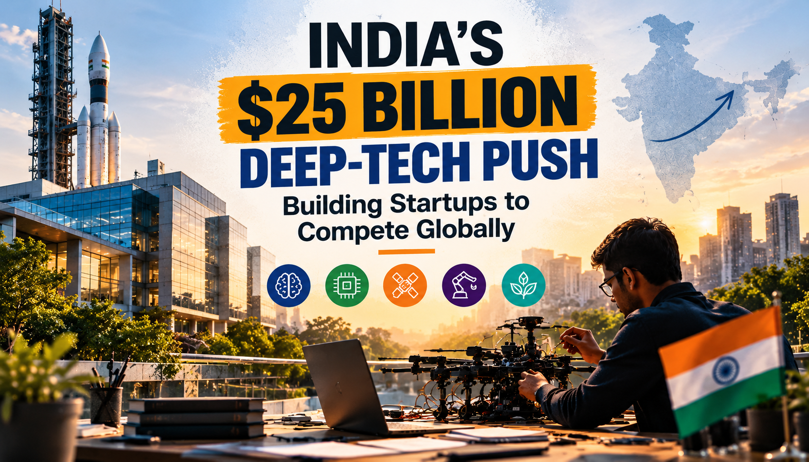 India’s $25 Billion Deep-Tech Push: Building Startups to Compete Globally