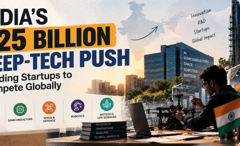 India’s $25 Billion Deep-Tech Push: Building Startups to Compete Globally